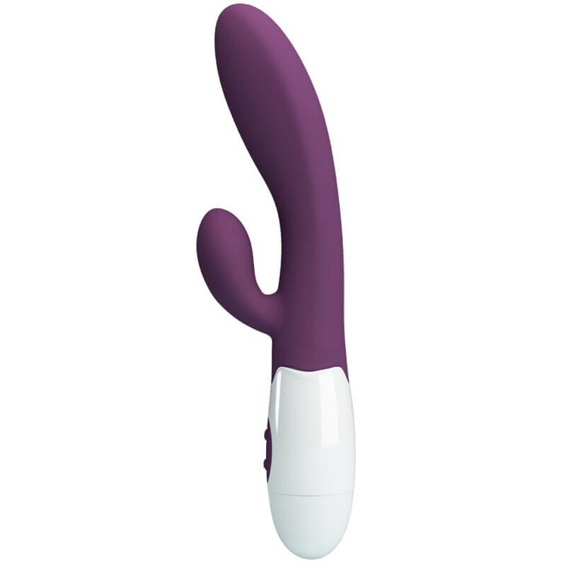 PRETTY LOVE - ALVIS VIBRADOR COELHO E PONTO G ROXO Sexshoptuga 