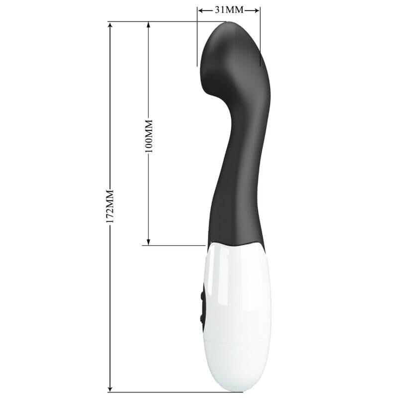 PRETTY LOVE - CHARLES VIBRADOR G-SPOT 30 MODOS PRETO Sexshoptuga 