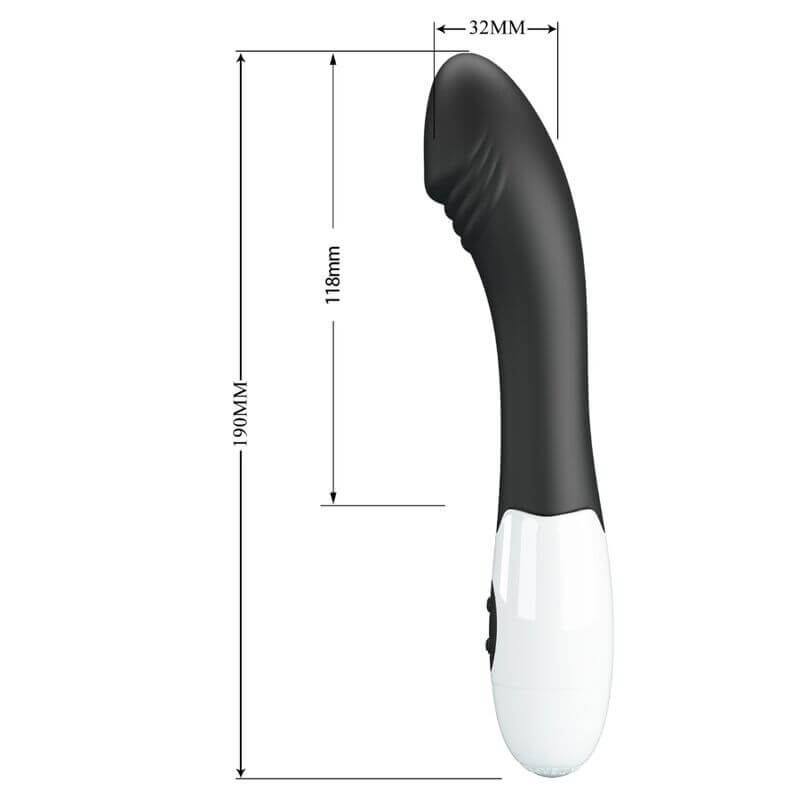 PRETTY LOVE - ELEMENTAL VIBRADOR G-SPOT 30 MODOS PRETO Sexshoptuga 