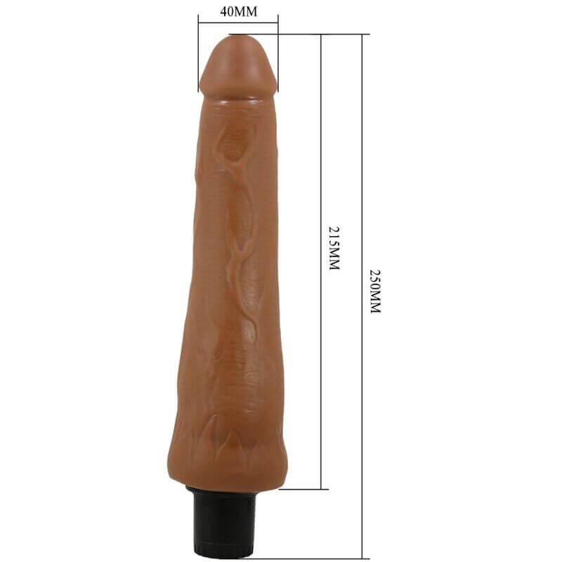 PRETTY LOVE - ALFREDO VIBRADOR REALÍSTICO 21.5 CM -O- 4 CM - Sexshoptuga 