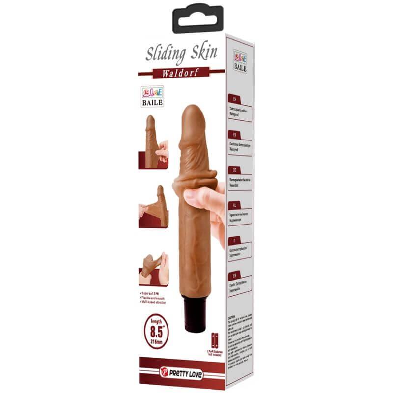 PRETTY LOVE - WALDORF VIBRADOR REALÍSTICO 18 CM -O- 4 CM - Sexshoptuga 