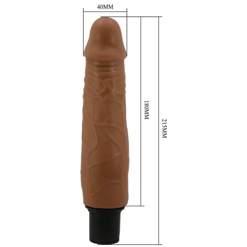 PRETTY LOVE - WALDORF VIBRADOR REALÍSTICO 18 CM -O- 4 CM - Sexshoptuga 