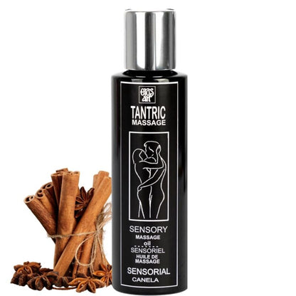 EROS-ART - ÓLEO DE MASSAGEM TÂNTRICA NATURAL E CANELA AFRODISÍACO 100 ML - Sexshoptuga 