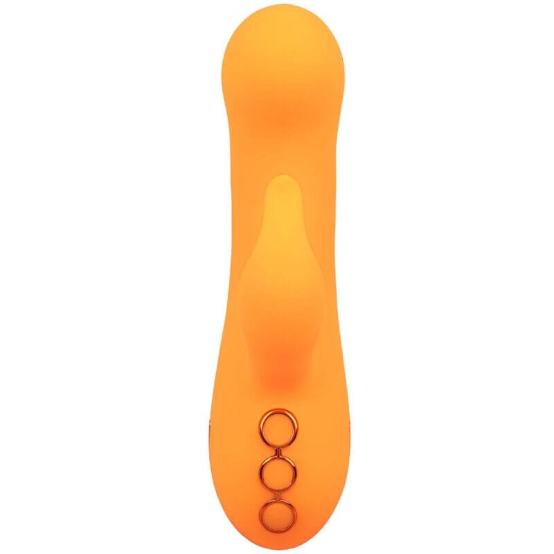 CALEXOTICS - MONTECITO MUSE ORANGE RABBIT VIBRATOR BY CALIFORNIA DREAMING