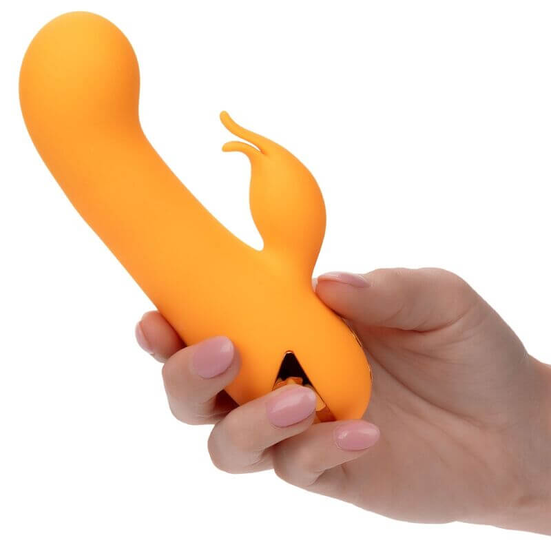 CALEXOTICS - MONTECITO MUSE ORANGE RABBIT VIBRATOR BY CALIFORNIA DREAMING