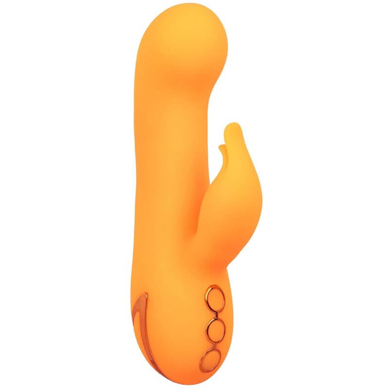 CALEXOTICS - MONTECITO MUSE ORANGE RABBIT VIBRATOR BY CALIFORNIA DREAMING