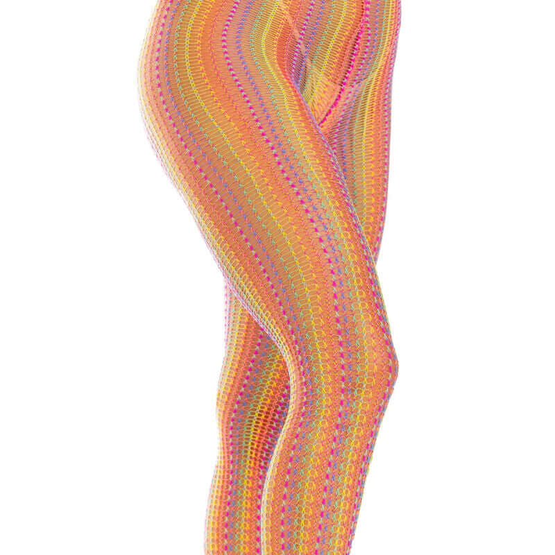 LEG AVENUE - MULTICOLOR CROCHET SOCKS