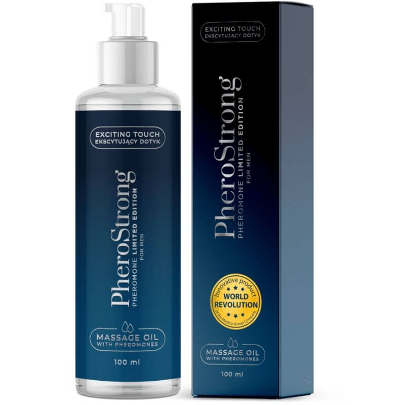 PHEROSTRONG - ÓLEO DE MASSAGEM EDIO LIMITADA HOMEM 100 ML Sexshoptuga 