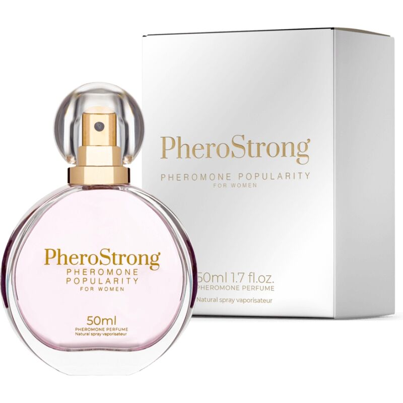 PHEROSTRONG - PERFUME DE FEROMÔNIOS POPULARIDADE PARA MULHER 50 ML Sexshoptuga 