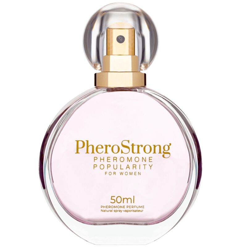 PHEROSTRONG - PERFUME DE FEROMÔNIOS POPULARIDADE PARA MULHER 50 ML Sexshoptuga 