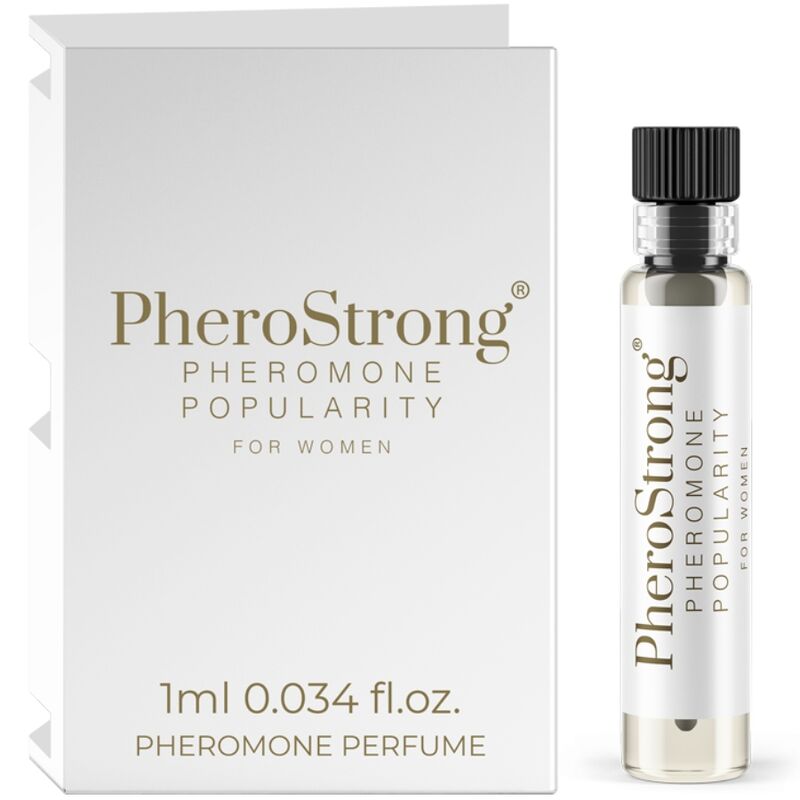 PHEROSTRONG - PERFUME DE FEROMÔNIOS POPULARIDADE PARA MULHERES 1 ML Sexshoptuga 