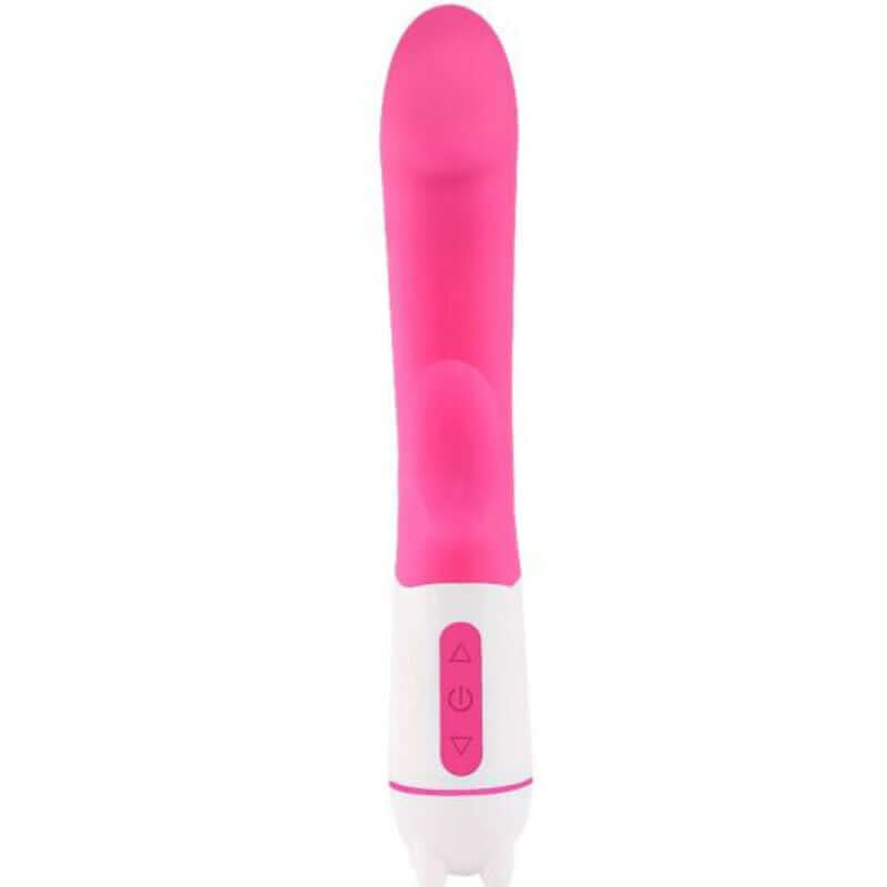 ARMONY - VIBRADOR FELIZ E ESTIMULADOR FÚCSIA RECARREGVEL Sexshoptuga 