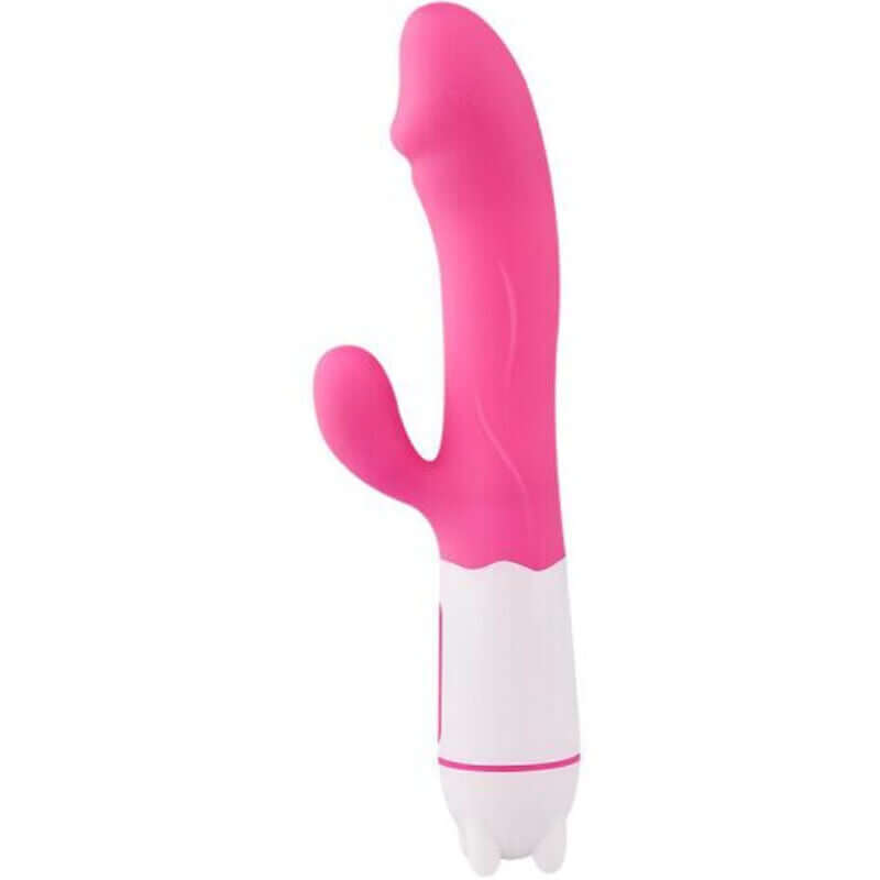 ARMONY - VIBRADOR FELIZ E ESTIMULADOR FÚCSIA RECARREGVEL Sexshoptuga 