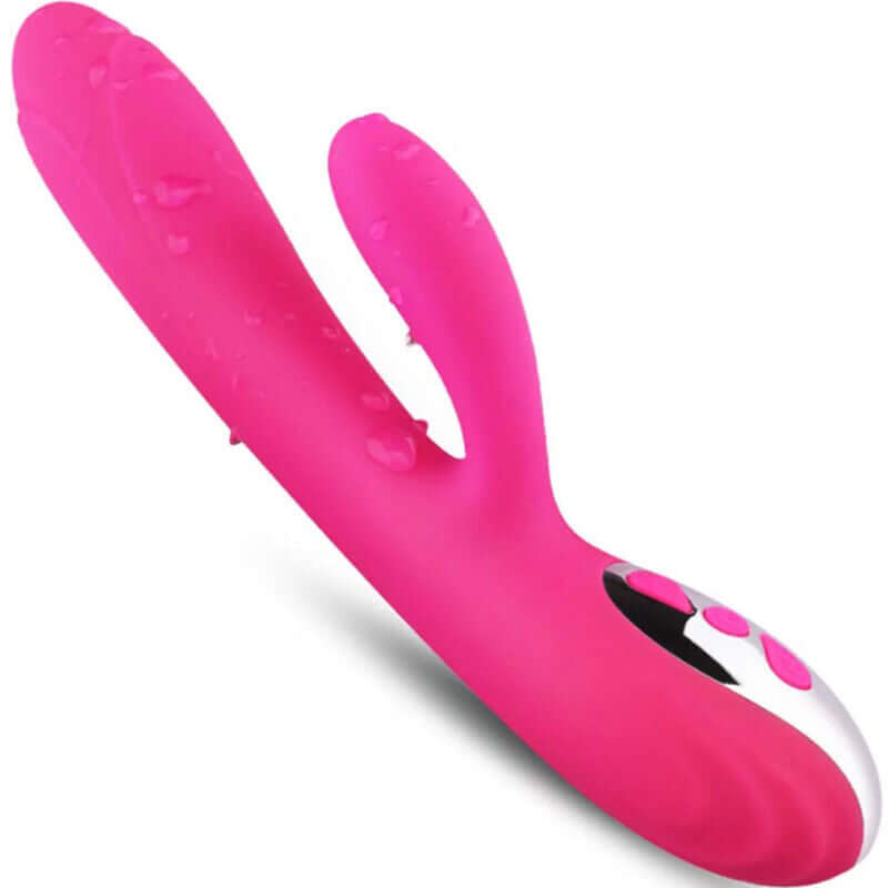 ARMONY - VIBRADOR E ESTIMULADOR FLEXÍVEL COM EFEITO DE CALOR FÚCSIA Sexshoptuga 