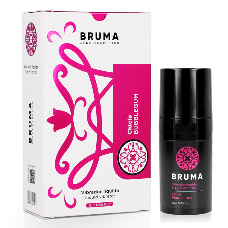 BRUMA - VIBRADOR LÍQUIDO ULTRA DESLIZANTE BUBBLEGUM 15 ML Sexshoptuga 