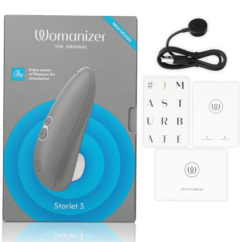 WOMANIZER - STARLET 3 CLITORAL STIMULATOR GREY Sexshoptuga 