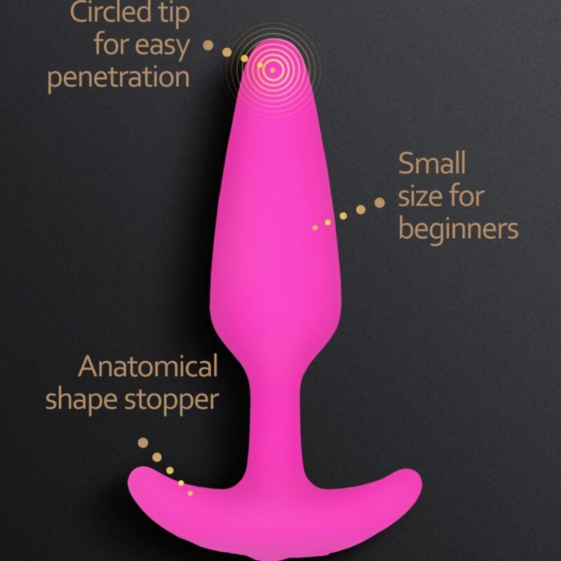 G-VIBE - GPLUG PLUG ANAL VIBRADOR XS FÚCSIA - Sexshoptuga 