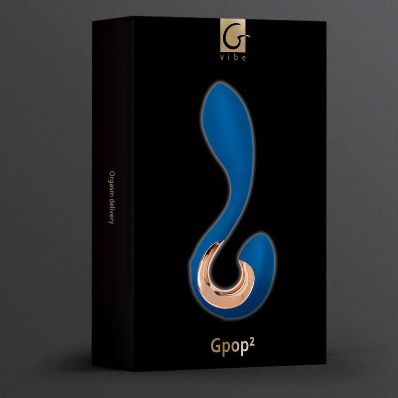 G-VIBE - GPOP 2 VIBRADOR G E P PONTO AZUL ÍNDIGO - Sexshoptuga 