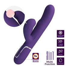 PRETTY LOVE - PERLITA VIBRADOR G-SPOT 3 EM 1 MULTIFUNO ROXO - Sexshoptuga  Sexshoptuga 