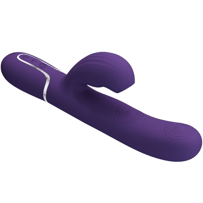 PRETTY LOVE - PERLITA VIBRADOR G-SPOT 3 EM 1 MULTIFUNO ROXO - Sexshoptuga 