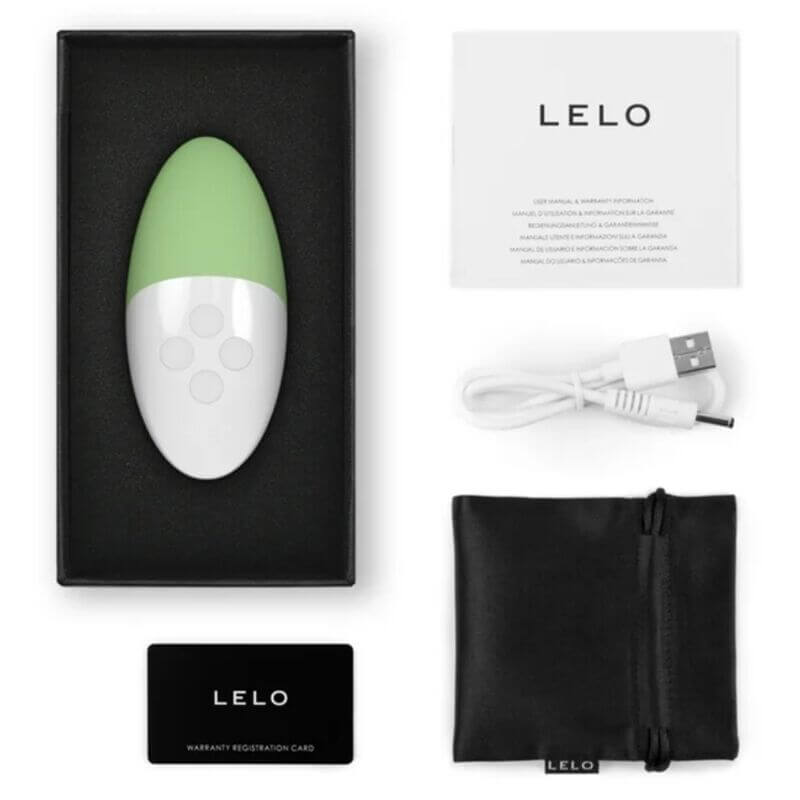 LELO - SIRI 3 CLITORIS MASSAGER PISTACHIO CREAM Sexshoptuga 