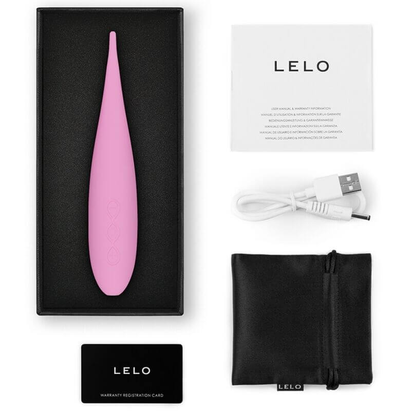 LELO - DOT TRAVEL ESTIMULADOR DE CLITÓRIS ROSA - Sexshoptuga 