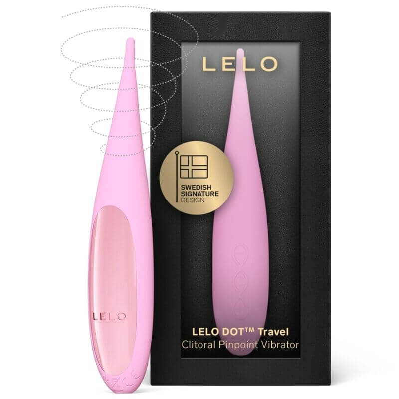 LELO - DOT TRAVEL ESTIMULADOR DE CLITÓRIS ROSA - Sexshoptuga 