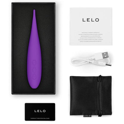 LELO - DOT TRAVEL ESTIMULADOR DE CLITÓRIS ROXO - Sexshoptuga 