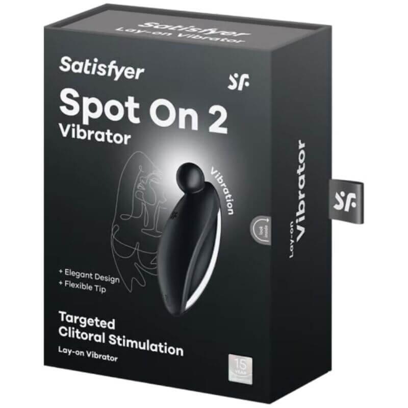 SATISFYER - SPOT ON 2 BLACK LAY-ON VIBRATOR Sexshoptuga 