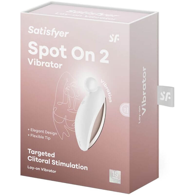 SATISFYER - SPOT ON 2 WHITE LAY-ON VIBRATOR Sexshoptuga 