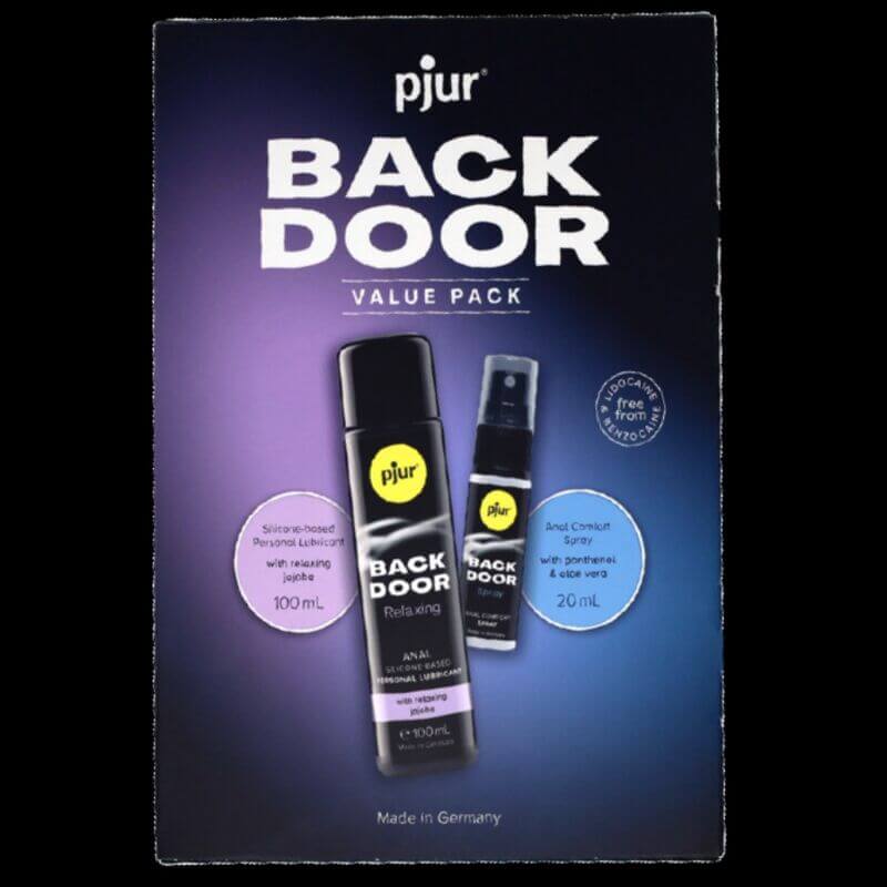 PJUR - BACK DOOR CONJUNTO DE LUBRIFICANTE ANAL E SPRAY Sexshoptuga 