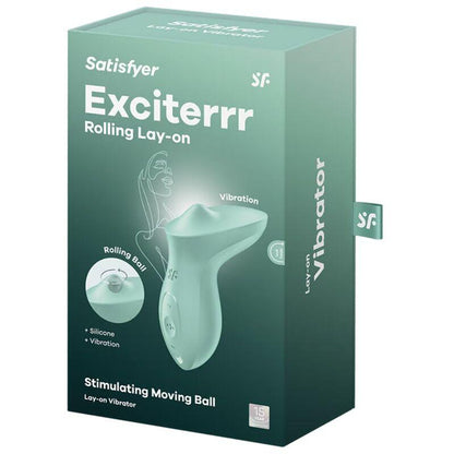 SATISFYER - EXCITERRR VIBRADOR LAY-ON CLITORIS MINT - Sexshoptuga 