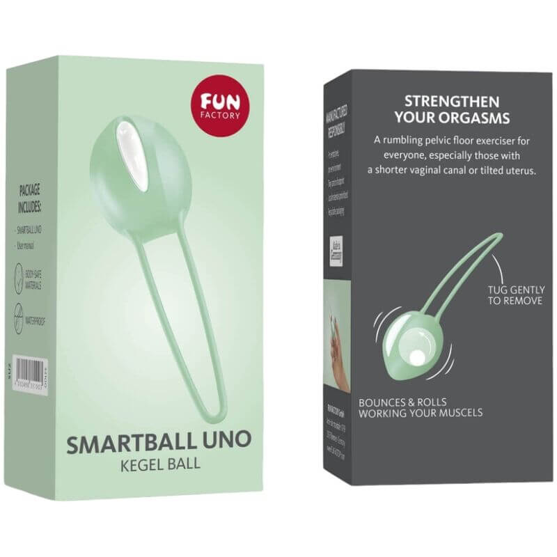 FUN FACTORY - SMARTBALL UNO PELVIC BALL BRANCO / PISTACHIO VERDE Sexshoptuga 