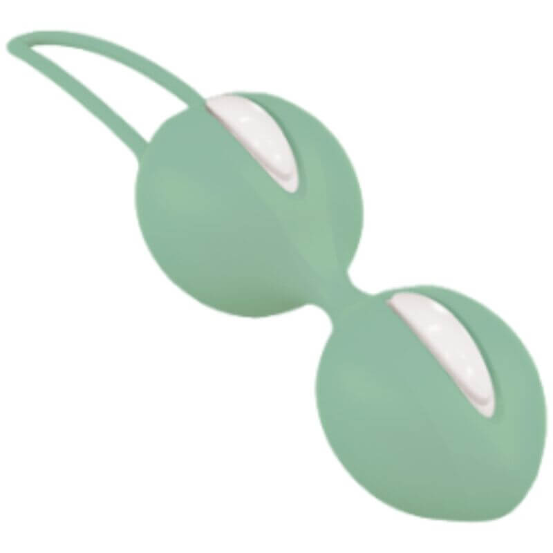 FUN FACTORY - SMARTBALLS PELVIC BALLS DUO BRANCO / PISTACHIO Sexshoptuga 