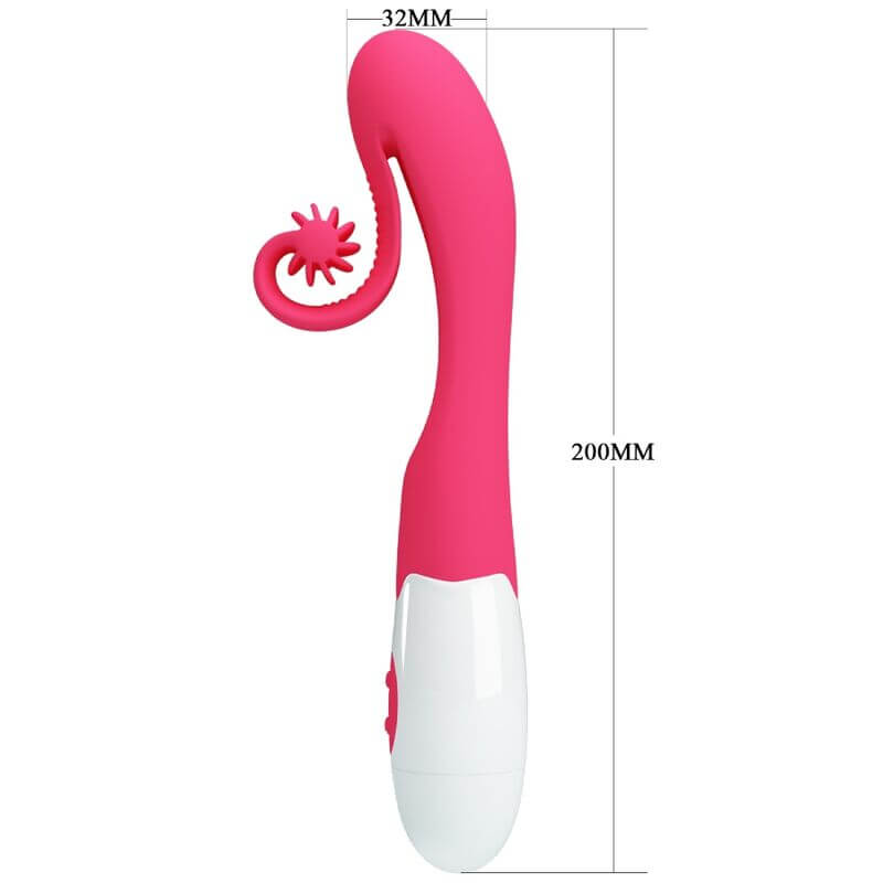 ROMANCE - VIBRADOR E ESTIMULADOR 30 VELOCIDADES COR-DE-ROSA Sexshoptuga 