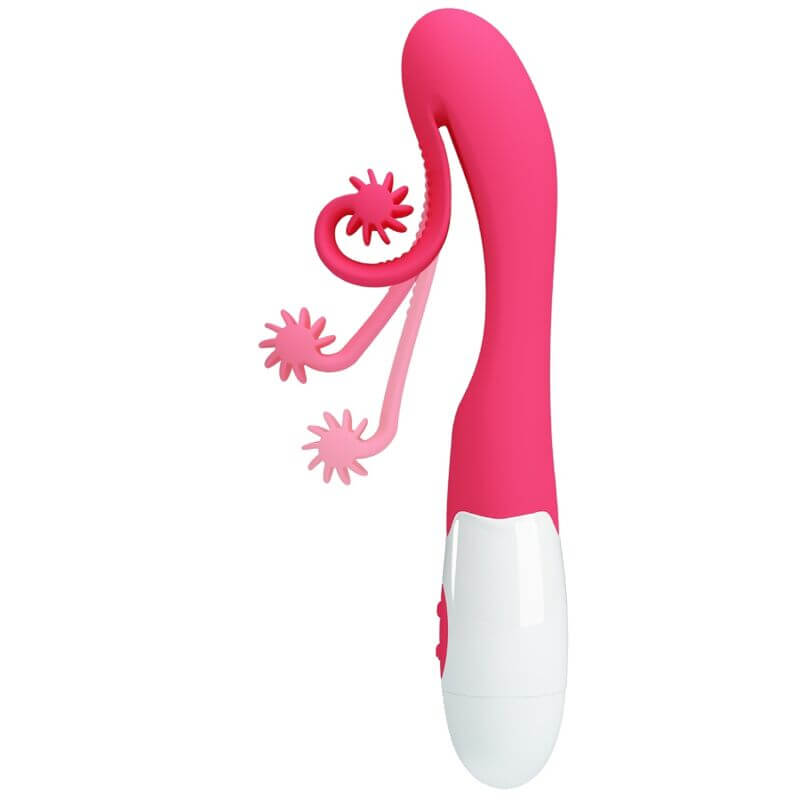 ROMANCE - VIBRADOR E ESTIMULADOR 30 VELOCIDADES COR-DE-ROSA Sexshoptuga 