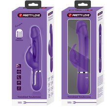 PRETTY LOVE - KAMPAS 3 IN 1 MULTIFUNCTION RABBIT VIBRATOR WITH VIOLET TONGUE Sexshoptuga 