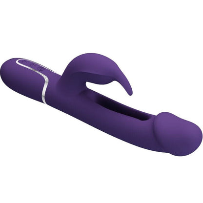 PRETTY LOVE - KAMPAS 3 IN 1 MULTIFUNCTION RABBIT VIBRATOR WITH VIOLET TONGUE