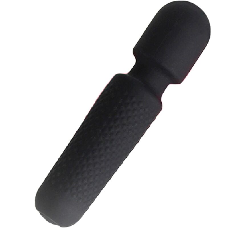 ARMONY - YOUR MAGIC MASSAGER E VIBRADOR RECARREGÁVEL 10 VIBRAÇÕES WAND DOTS PRETO Sexshoptuga 