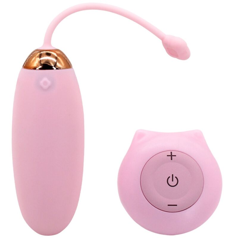 ARMONY - KITTY FUN EGG VIBRADOR CONTROLE REMOTO 10 VIBRAÇÕES ROSA Sexshoptuga 