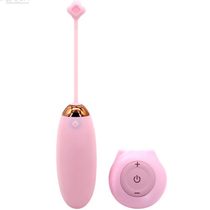 ARMONY - KITTY FUN EGG VIBRADOR CONTROLE REMOTO 10 VIBRAÇÕES ROSA Sexshoptuga 