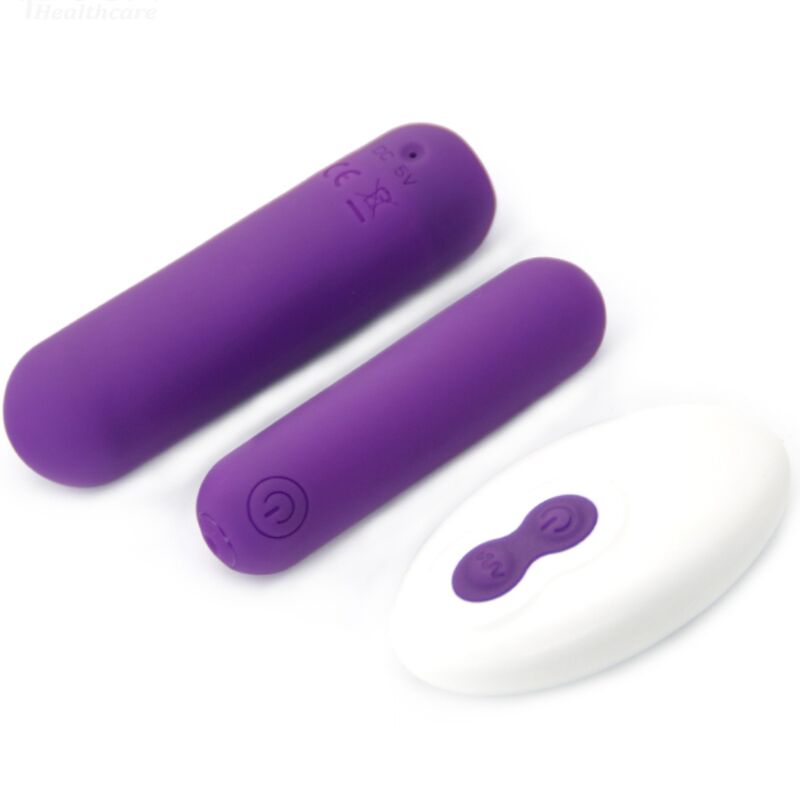 ARMONY - SPLASH JOLINE VIBRADOR BALA SILICONE CONTROLE REMOTO 10 VIBRAÇÕES 65 X 15 CM ROXO Sexshoptuga 