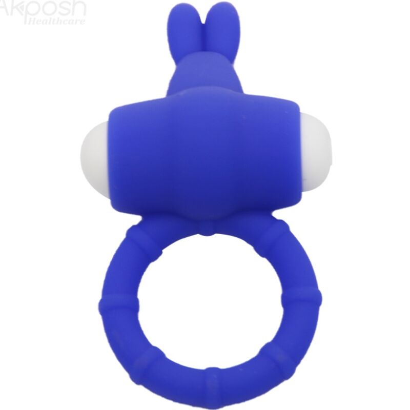 ARMONY - MS BUNNY ANEL VIBRADOR SILICONE AZUL Sexshoptuga 