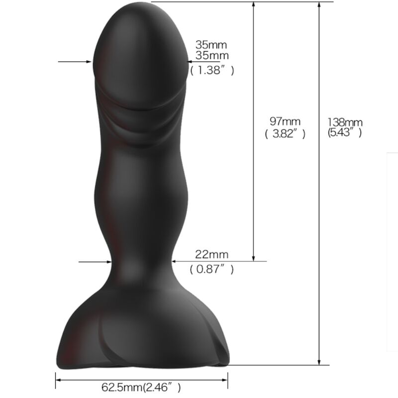 ARMONY - EXTREME A BLOOM VIBRADOR ROSE E CONTROLE REMOTO DE PLUG ANAL PRETO Sexshoptuga 