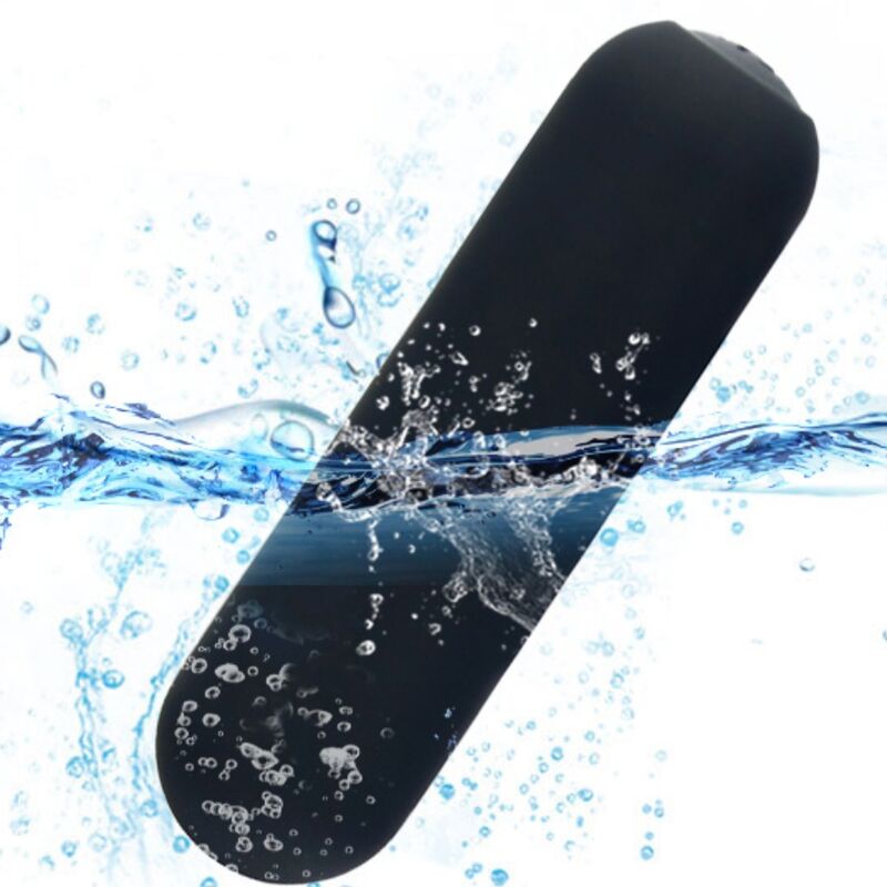 ARMONY - SPLASH JOIE VIBRADOR BULLET SILICONE CONTROLE REMOTO 10 VIBRAÇÕES 75 X 19 CM PRETO Sexshoptuga 