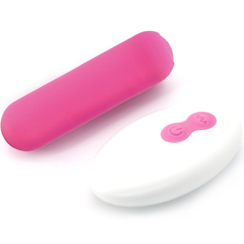 ARMONY - SPLASH JOIE VIBRADOR BULLET SILICONE CONTROLE REMOTO 10 VIBRAÇÕES 75 X 19 CM ROSA Sexshoptuga 