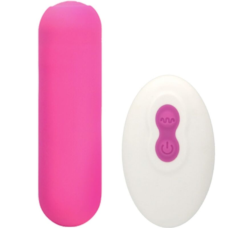 ARMONY - SPLASH JOIE VIBRADOR BULLET SILICONE CONTROLE REMOTO 10 VIBRAÇÕES 75 X 19 CM ROSA Sexshoptuga 