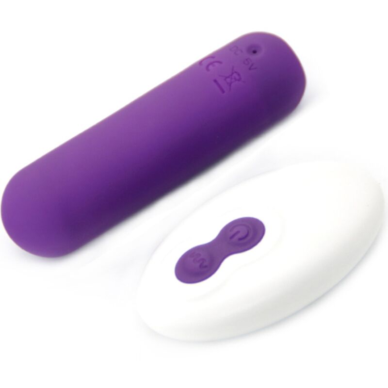 ARMONY - SPLASH JOIE VIBRADOR BULLET SILICONE CONTROLE REMOTO 10 VIBRAÇÕES 75 X 19 CM ROXO Sexshoptuga 