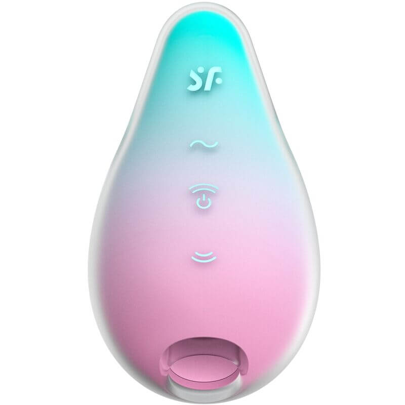 SATISFYER - MERMAID VIBES ESTIMULADOR E VIBRADOR MENTA E ROSA Sexshoptuga 