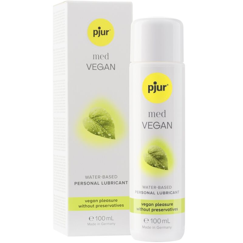 PJUR - MED VEGAN GLIDE LUBRIFICANTE  BASE DE GUA 100 ML - Sexshoptuga  Sexshoptuga 